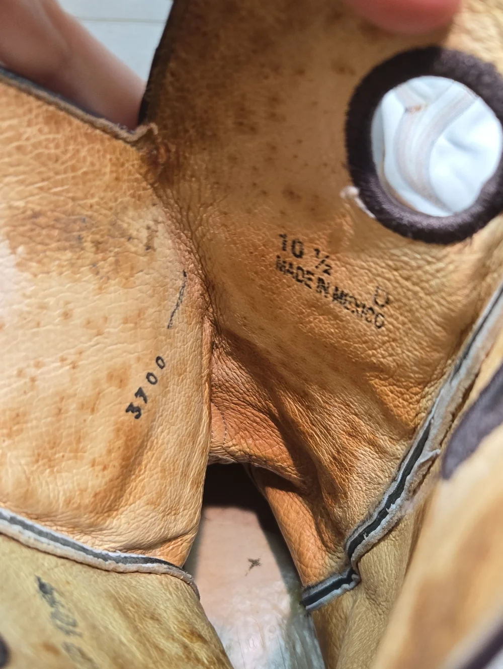 Horse Power Boots HP 1029 Mens Square Toe Leather Western Boots Shoes Sz 10.5 D